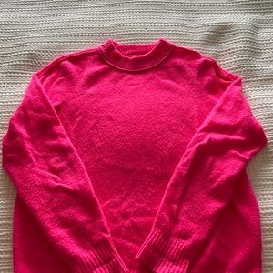 Hot pink Athleta sweater